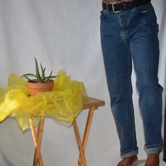 Ralph Lauren Polo Jeans Company Blue Mom Jeans - Picture 2 of 4